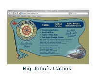 Big John's Cabins Website